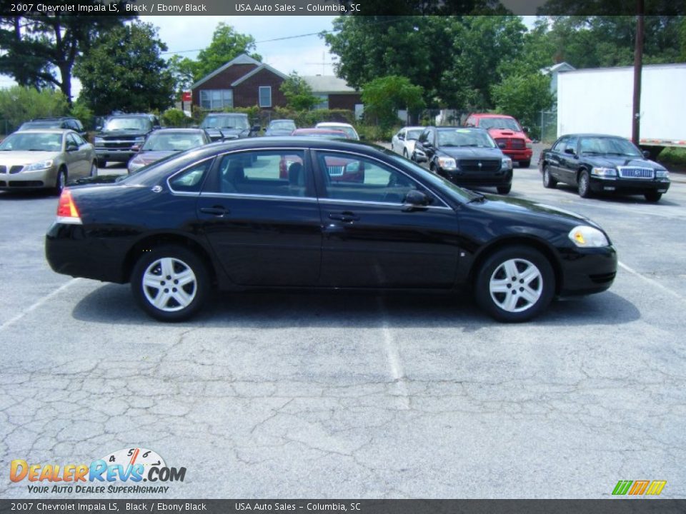 2007 Chevrolet Impala LS Black / Ebony Black Photo #4