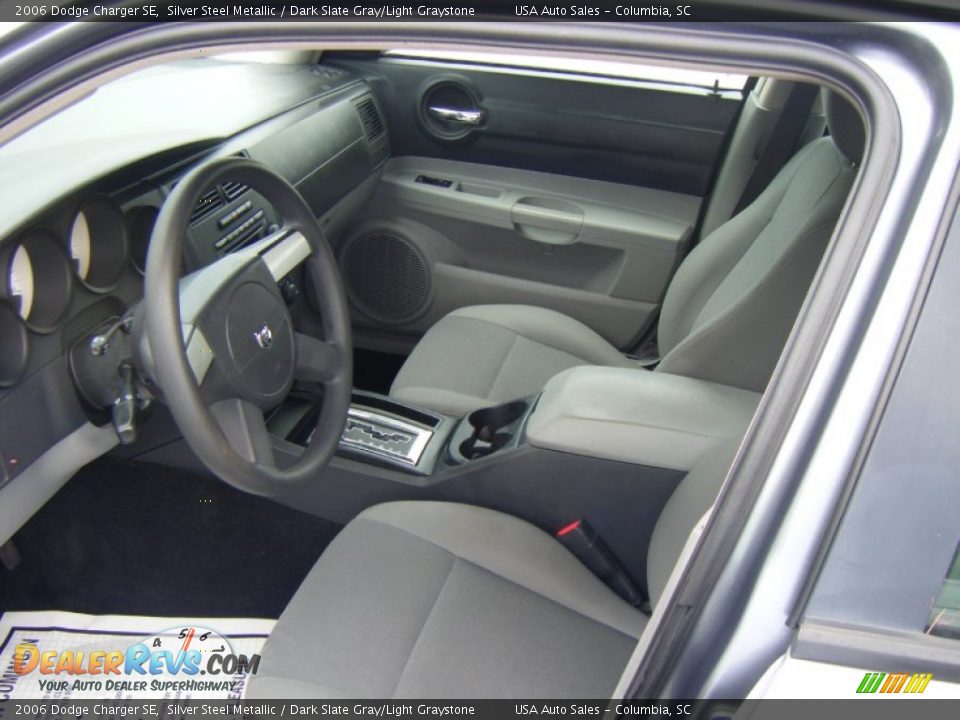 Dark Slate Gray/Light Graystone Interior - 2006 Dodge Charger SE Photo #10