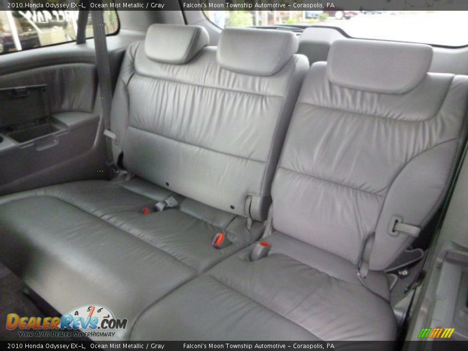 2010 Honda Odyssey EX-L Ocean Mist Metallic / Gray Photo #16