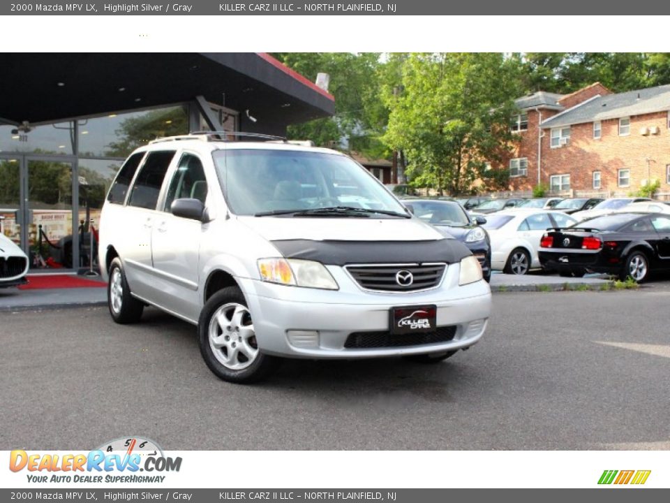 2000 Mazda MPV LX Highlight Silver / Gray Photo #1