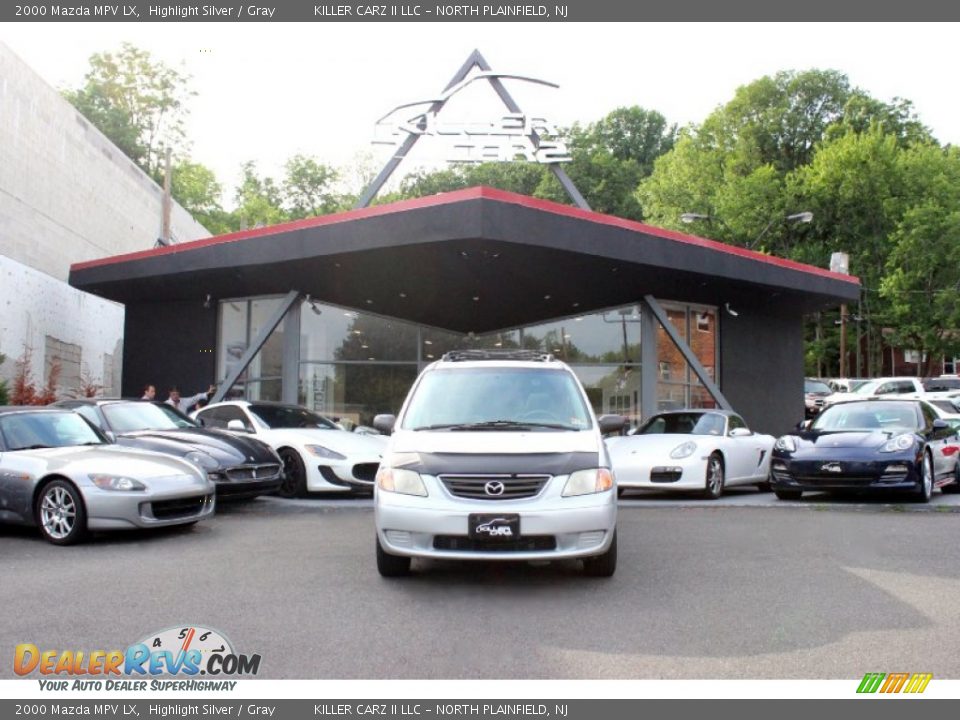 2000 Mazda MPV LX Highlight Silver / Gray Photo #2