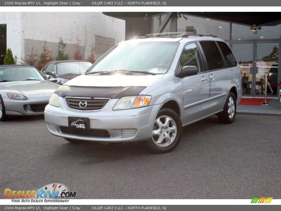 2000 Mazda MPV LX Highlight Silver / Gray Photo #3