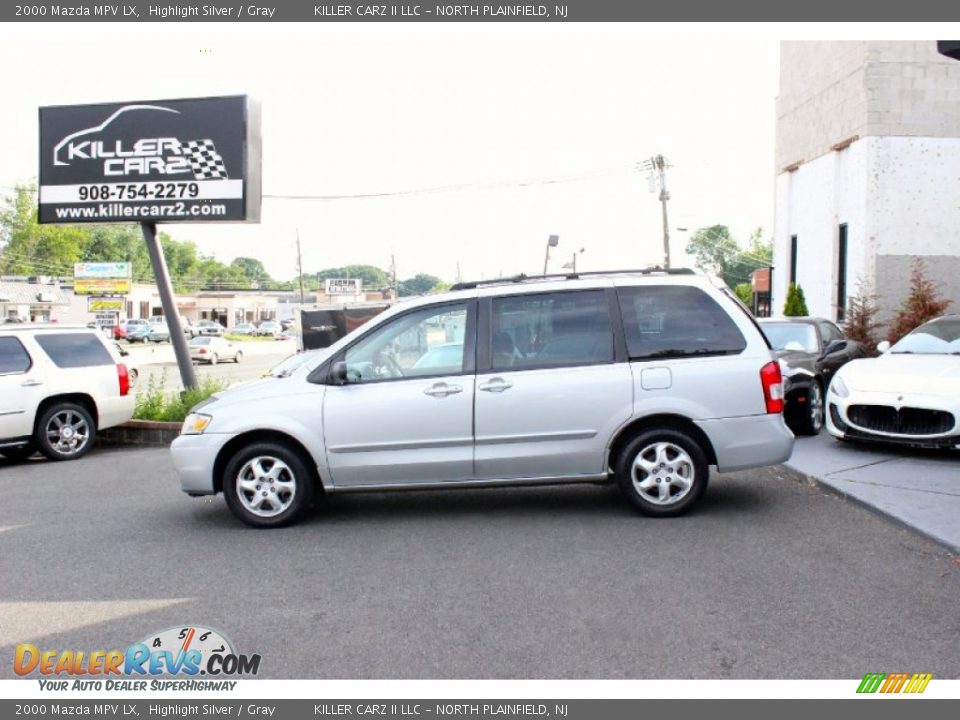 2000 Mazda MPV LX Highlight Silver / Gray Photo #4