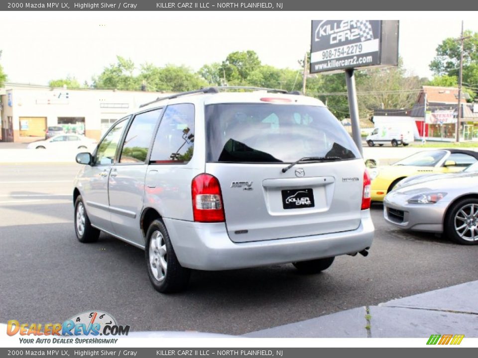2000 Mazda MPV LX Highlight Silver / Gray Photo #5
