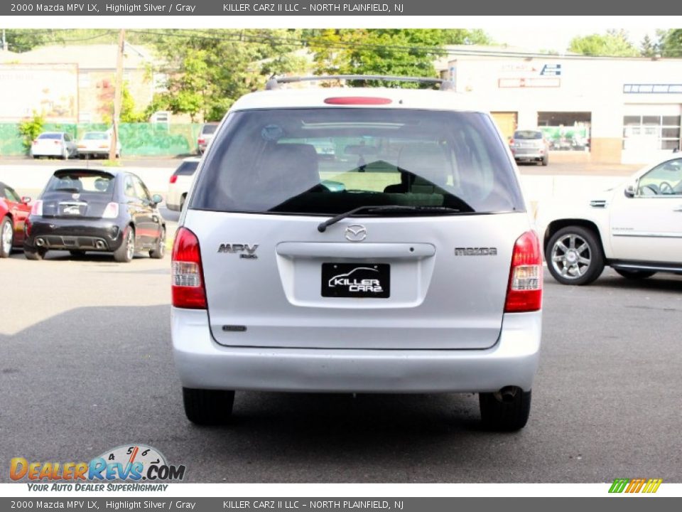 2000 Mazda MPV LX Highlight Silver / Gray Photo #6