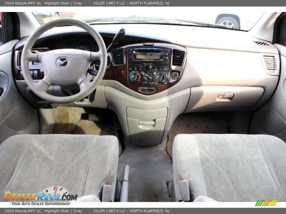 2000 Mazda MPV LX Highlight Silver / Gray Photo #8