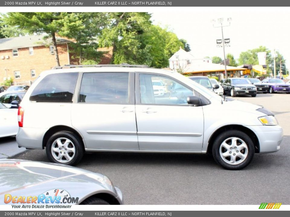 2000 Mazda MPV LX Highlight Silver / Gray Photo #10