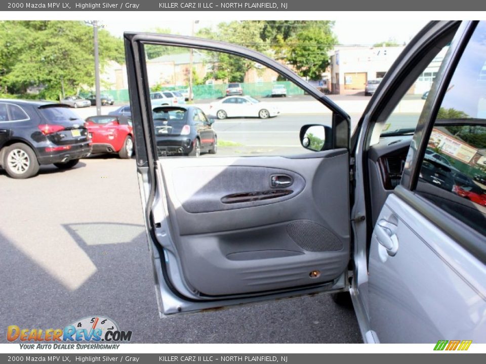 2000 Mazda MPV LX Highlight Silver / Gray Photo #11
