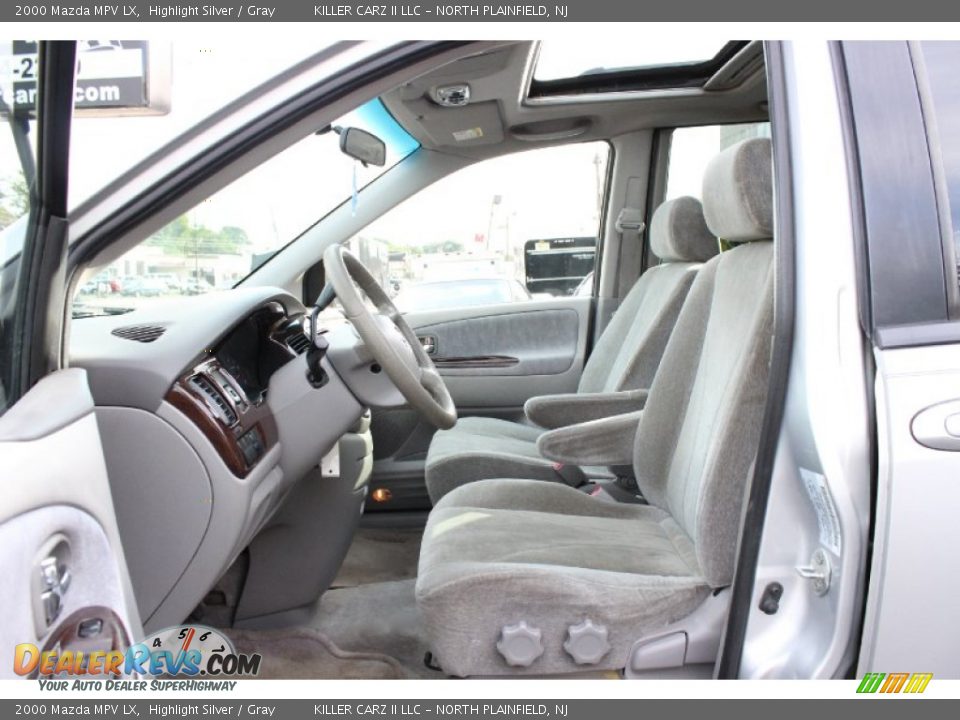 2000 Mazda MPV LX Highlight Silver / Gray Photo #13