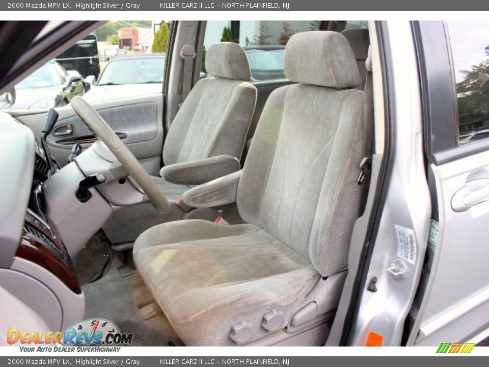 2000 Mazda MPV LX Highlight Silver / Gray Photo #14