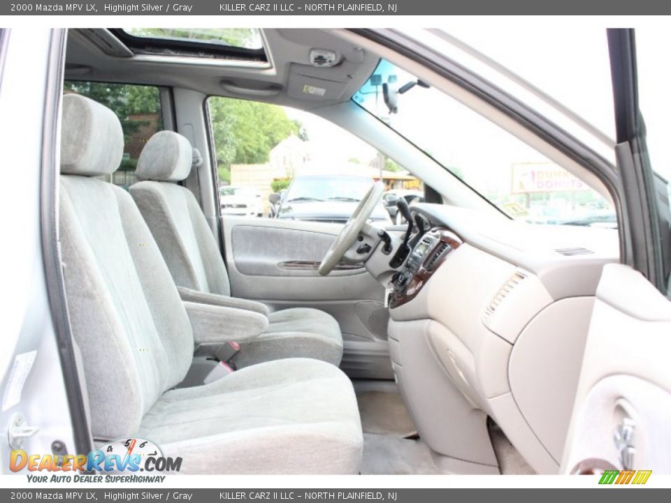 2000 Mazda MPV LX Highlight Silver / Gray Photo #20