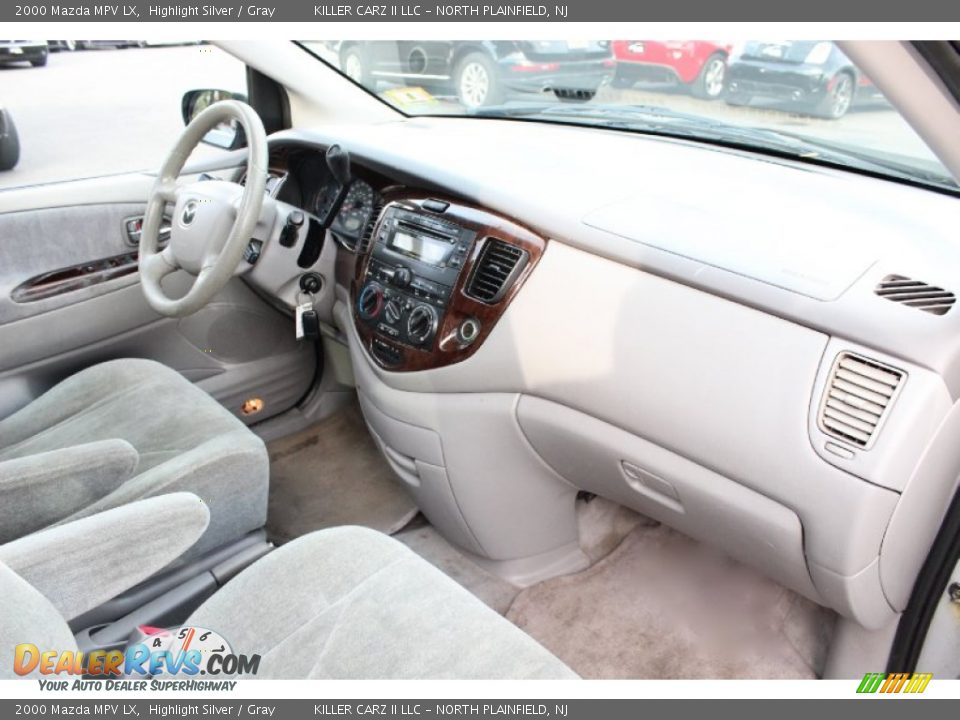 2000 Mazda MPV LX Highlight Silver / Gray Photo #21