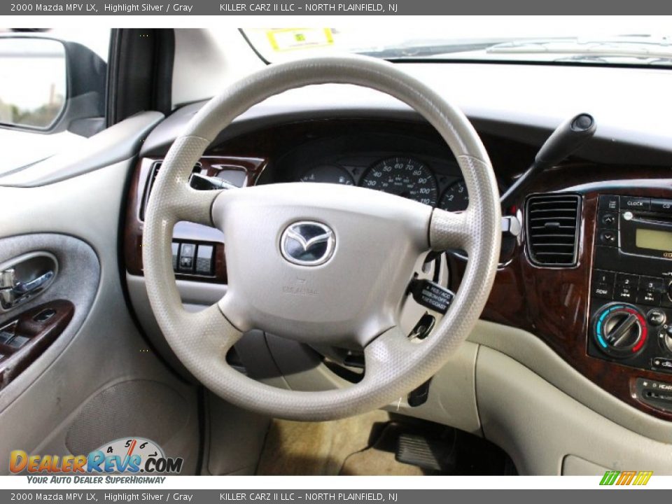 2000 Mazda MPV LX Highlight Silver / Gray Photo #22