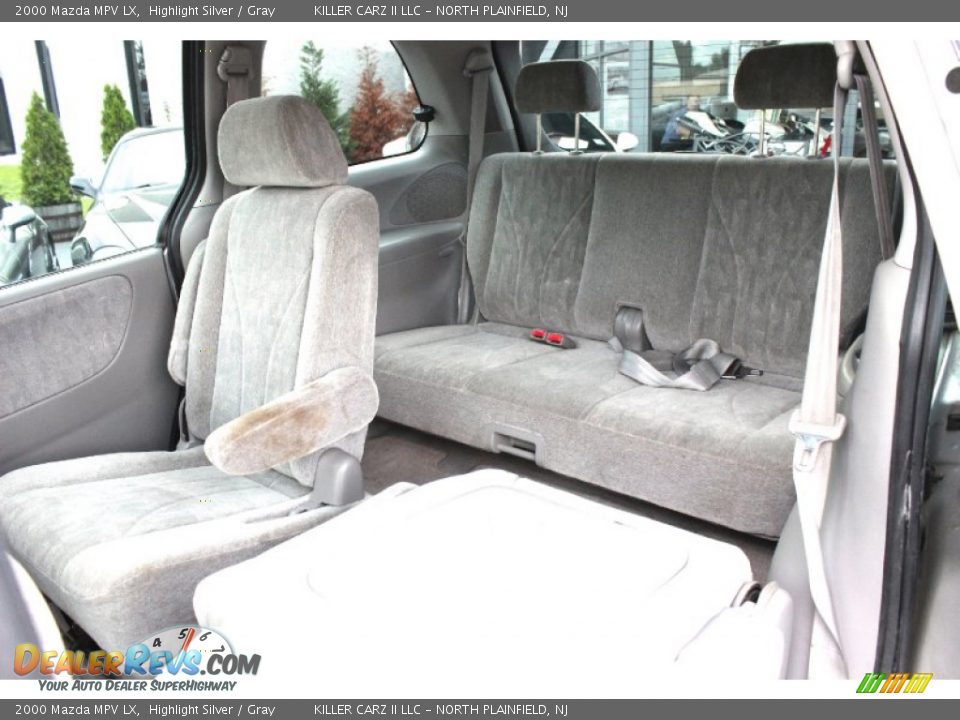 2000 Mazda MPV LX Highlight Silver / Gray Photo #25
