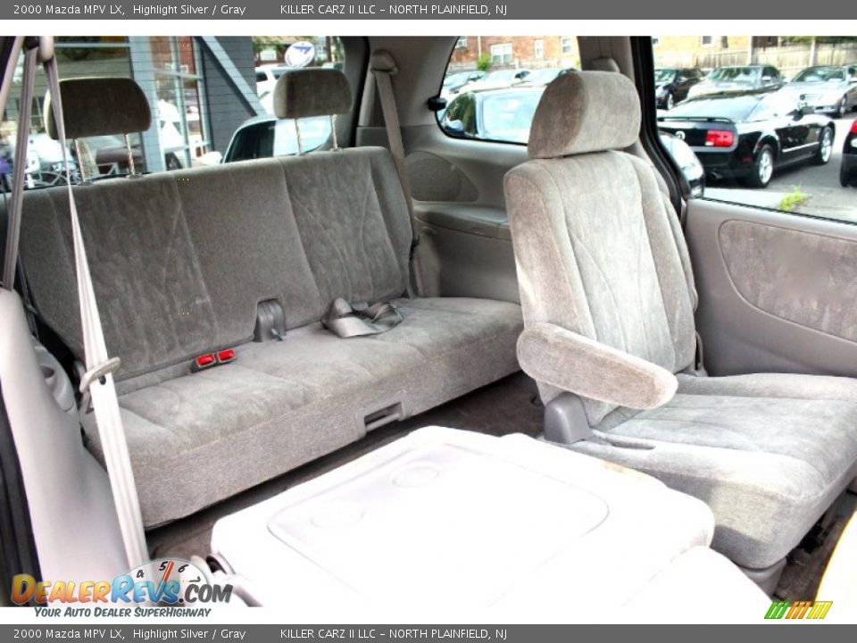 2000 Mazda MPV LX Highlight Silver / Gray Photo #26