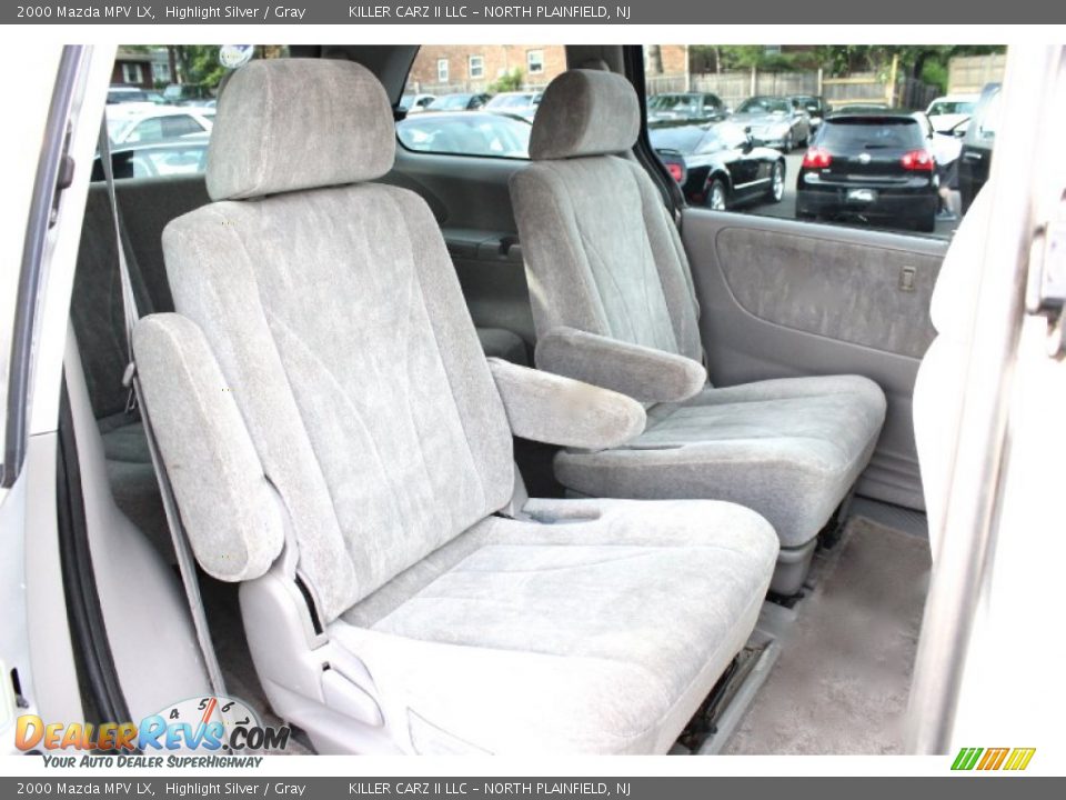 2000 Mazda MPV LX Highlight Silver / Gray Photo #27
