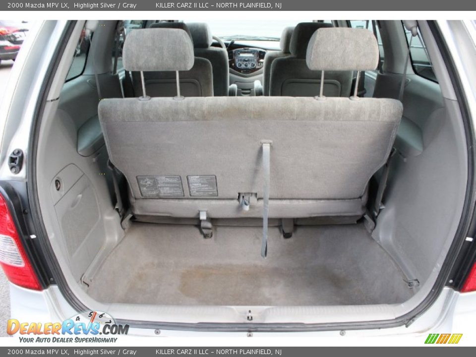 2000 Mazda MPV LX Highlight Silver / Gray Photo #29