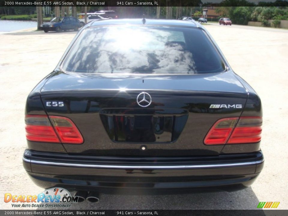 Black 2000 Mercedes-Benz E 55 AMG Sedan Photo #6
