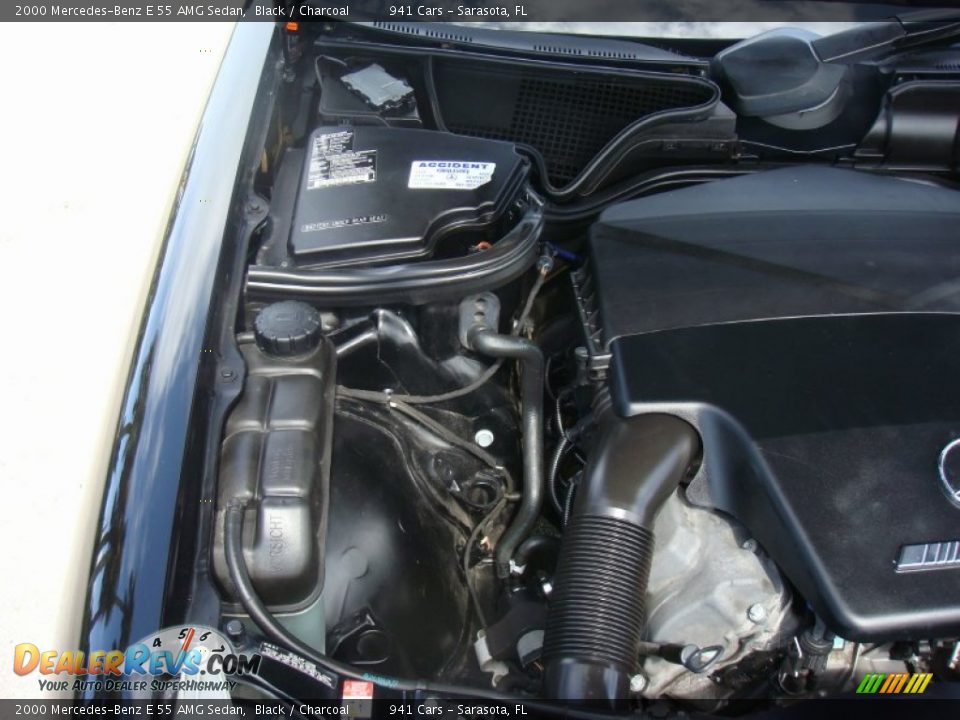 2000 Mercedes-Benz E 55 AMG Sedan Black / Charcoal Photo #25