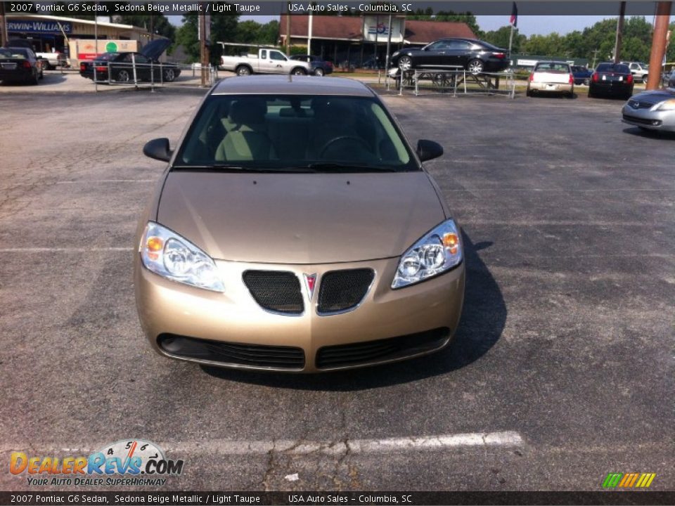 2007 Pontiac G6 Sedan Sedona Beige Metallic / Light Taupe Photo #1