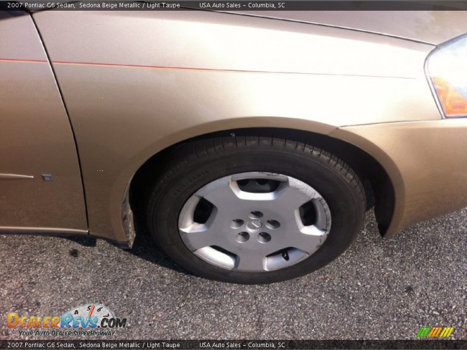 2007 Pontiac G6 Sedan Sedona Beige Metallic / Light Taupe Photo #5