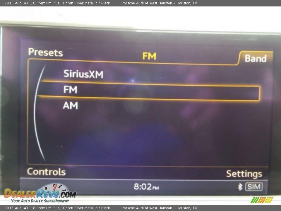 2015 Audi A3 1.8 Premium Plus Florett Silver Metallic / Black Photo #18