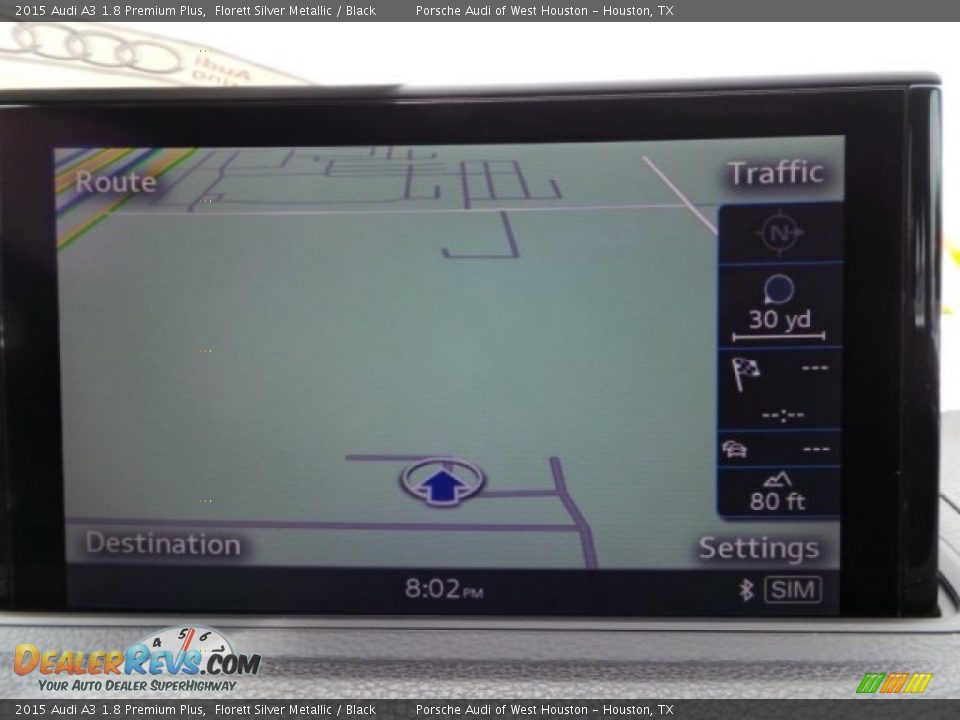 2015 Audi A3 1.8 Premium Plus Florett Silver Metallic / Black Photo #19