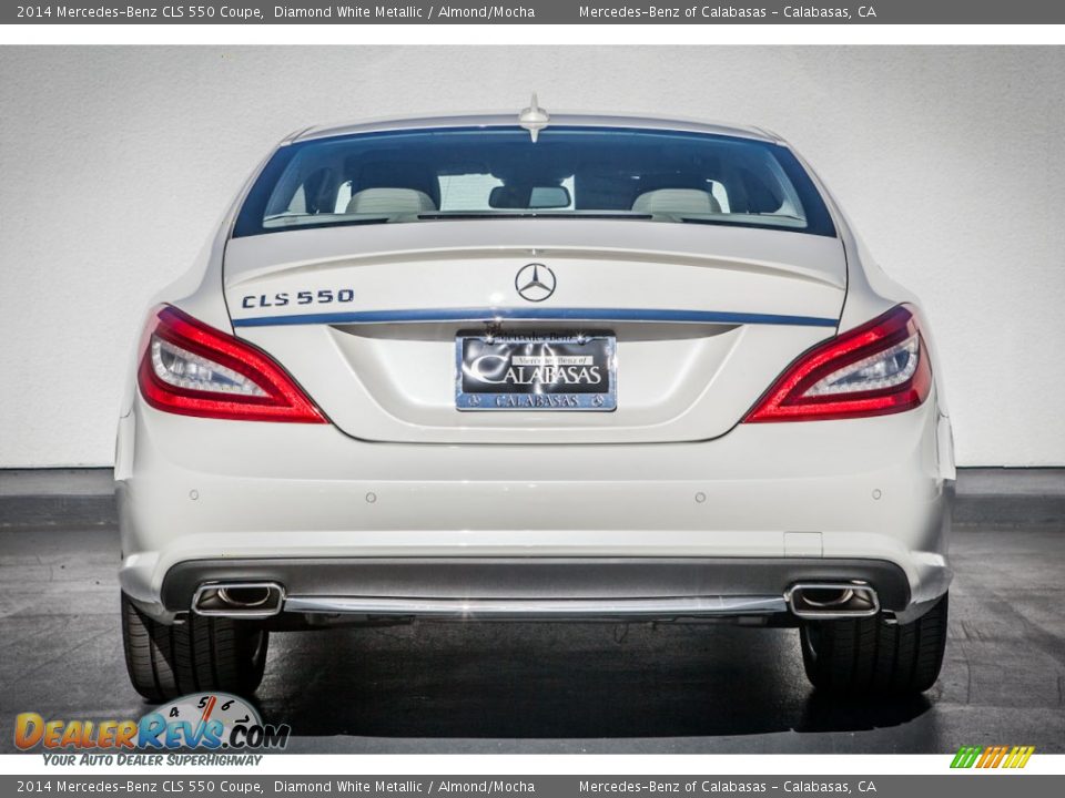 2014 Mercedes-Benz CLS 550 Coupe Diamond White Metallic / Almond/Mocha Photo #3