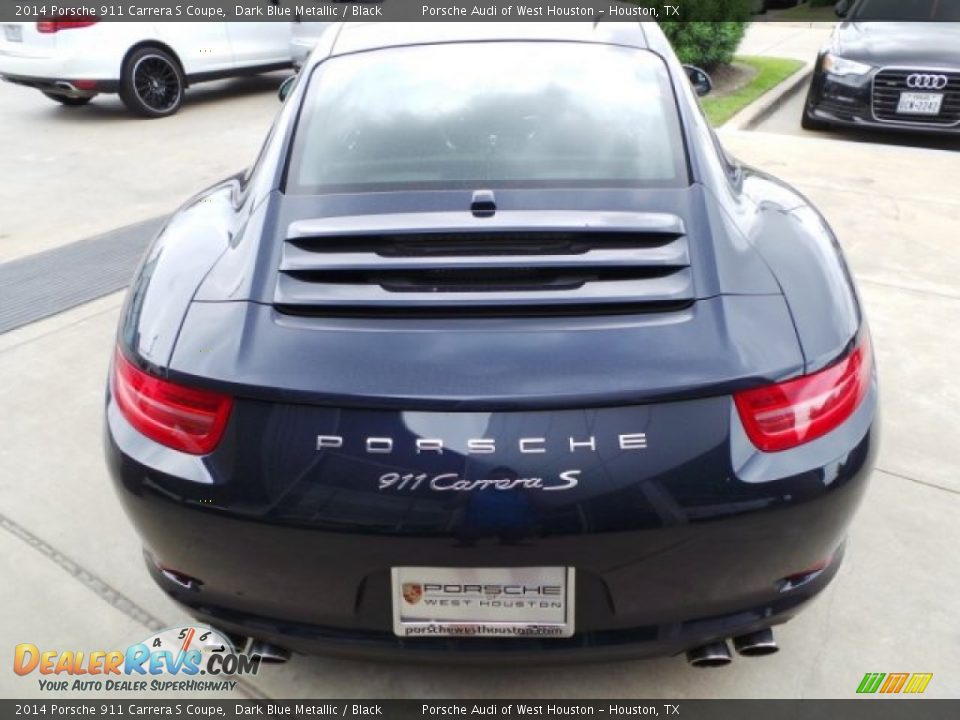 2014 Porsche 911 Carrera S Coupe Dark Blue Metallic / Black Photo #6