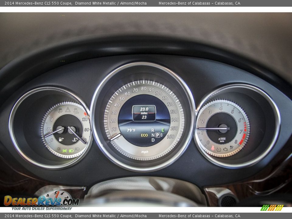 2014 Mercedes-Benz CLS 550 Coupe Diamond White Metallic / Almond/Mocha Photo #6