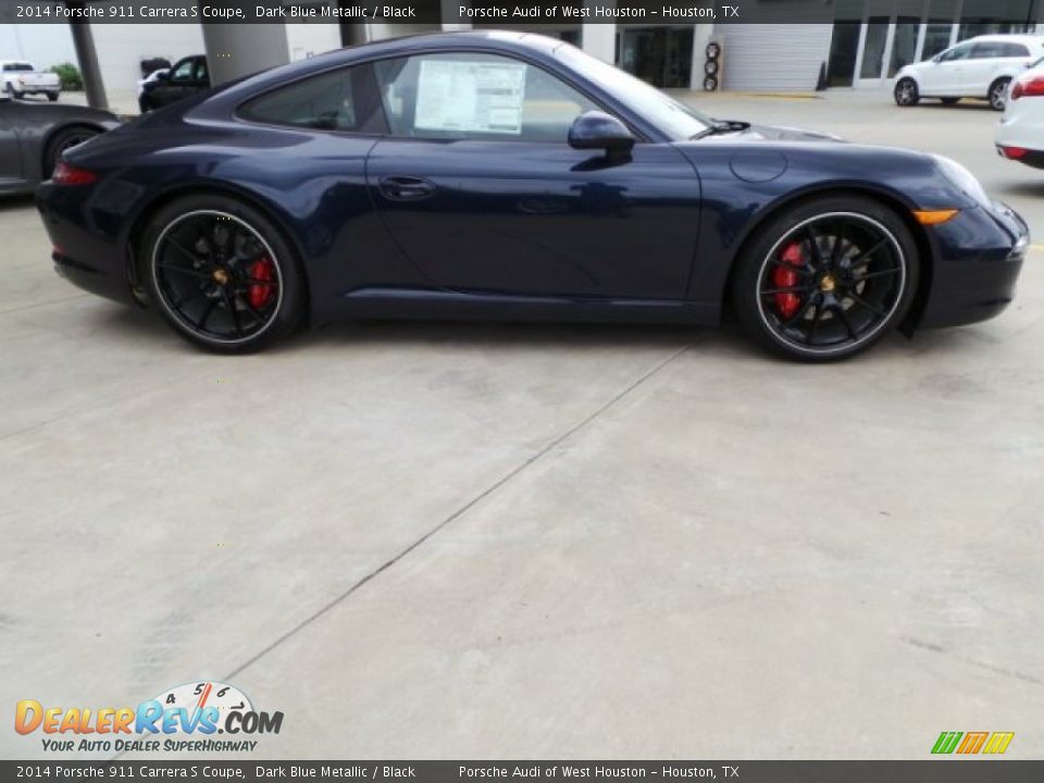 2014 Porsche 911 Carrera S Coupe Dark Blue Metallic / Black Photo #8