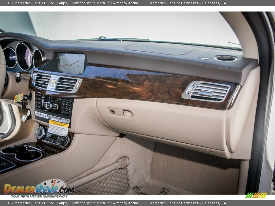 2014 Mercedes-Benz CLS 550 Coupe Diamond White Metallic / Almond/Mocha Photo #8