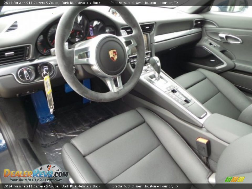 Black Interior - 2014 Porsche 911 Carrera S Coupe Photo #12