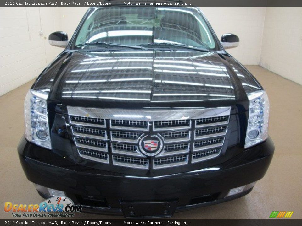 2011 Cadillac Escalade AWD Black Raven / Ebony/Ebony Photo #2