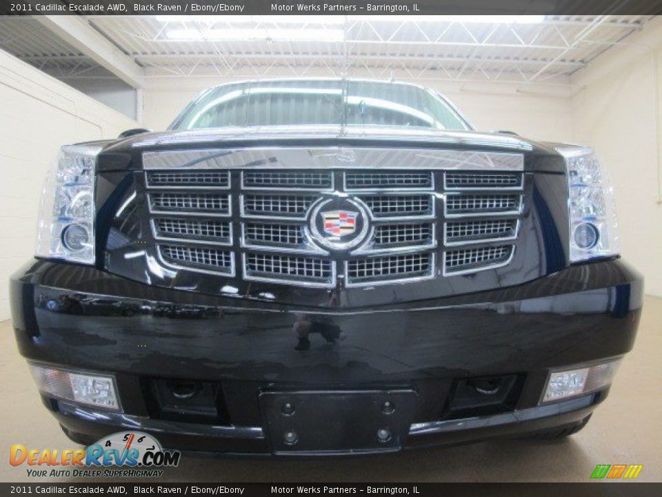 2011 Cadillac Escalade AWD Black Raven / Ebony/Ebony Photo #3