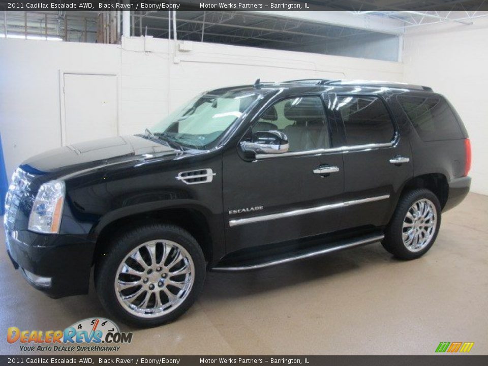 2011 Cadillac Escalade AWD Black Raven / Ebony/Ebony Photo #5