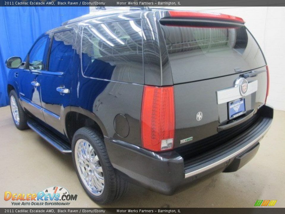 2011 Cadillac Escalade AWD Black Raven / Ebony/Ebony Photo #6
