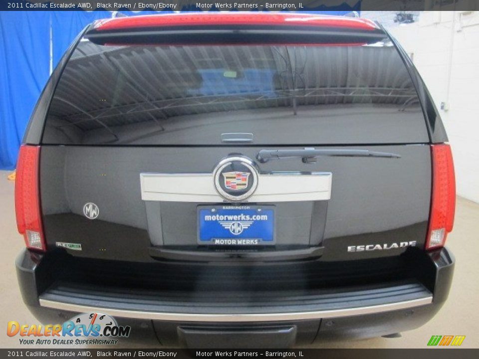 2011 Cadillac Escalade AWD Black Raven / Ebony/Ebony Photo #7