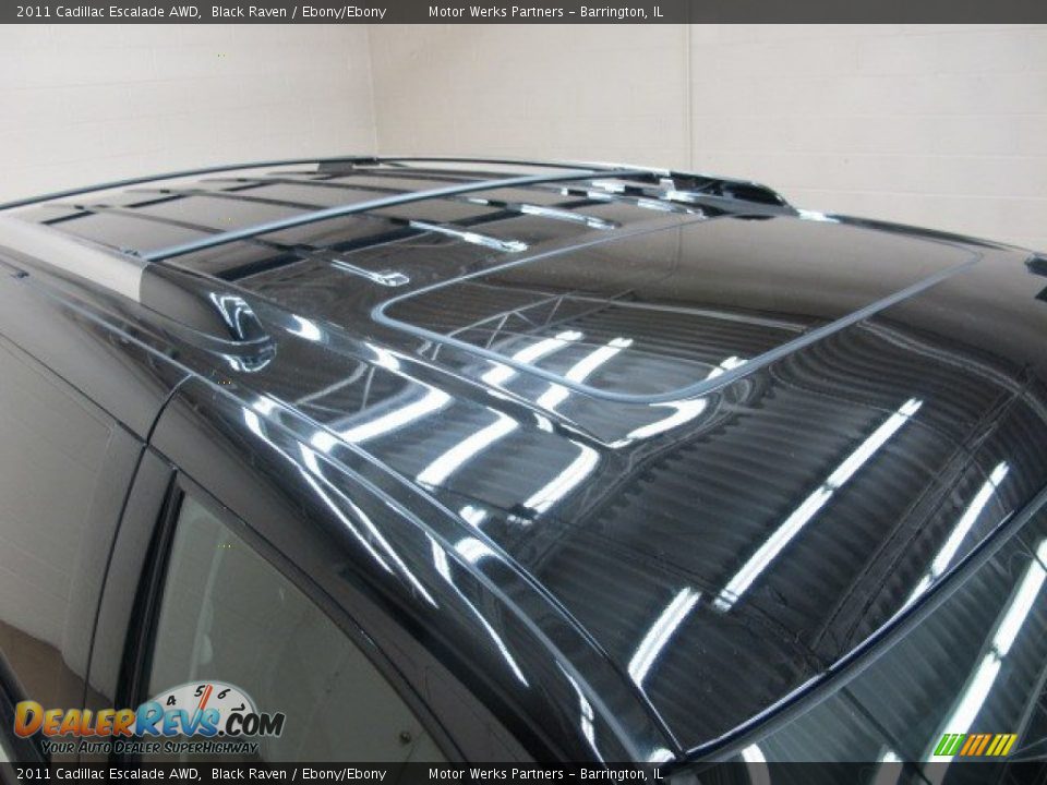 2011 Cadillac Escalade AWD Black Raven / Ebony/Ebony Photo #11
