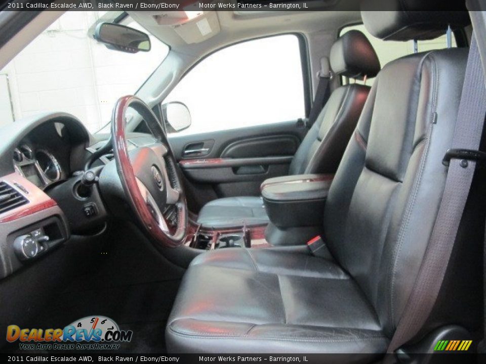 2011 Cadillac Escalade AWD Black Raven / Ebony/Ebony Photo #16
