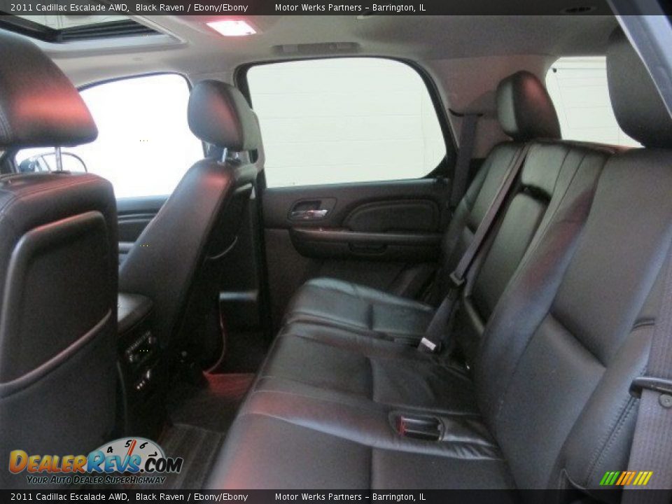 2011 Cadillac Escalade AWD Black Raven / Ebony/Ebony Photo #18