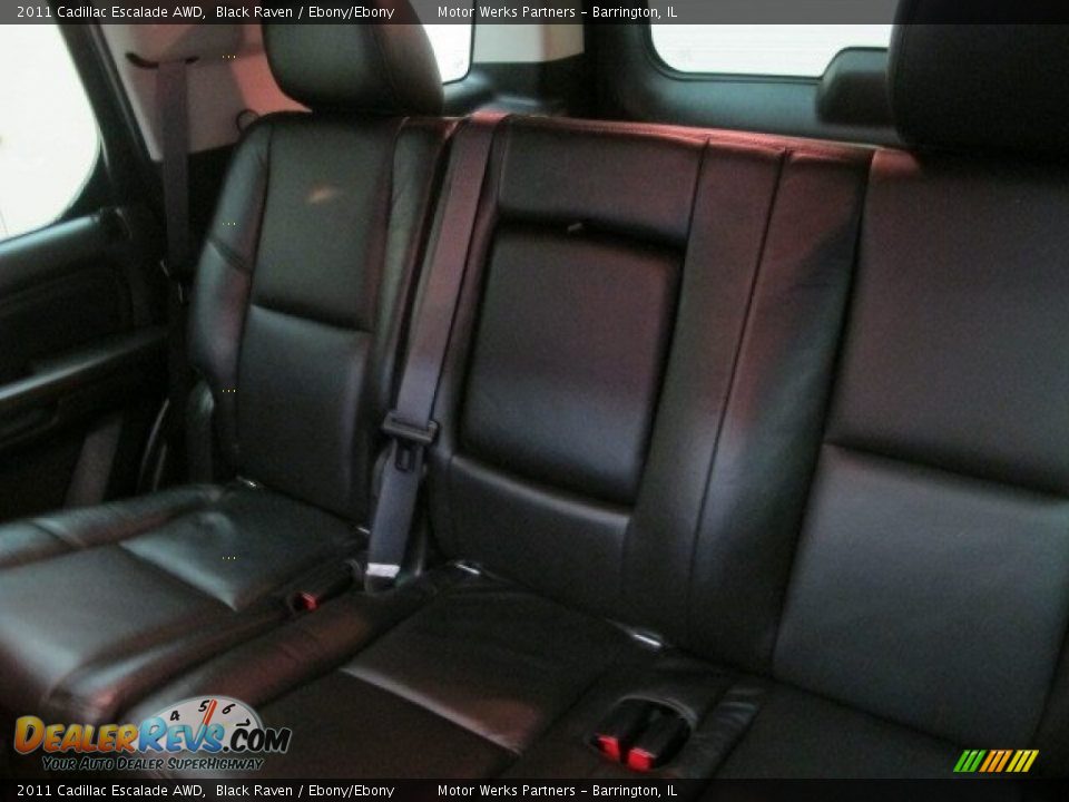 2011 Cadillac Escalade AWD Black Raven / Ebony/Ebony Photo #19