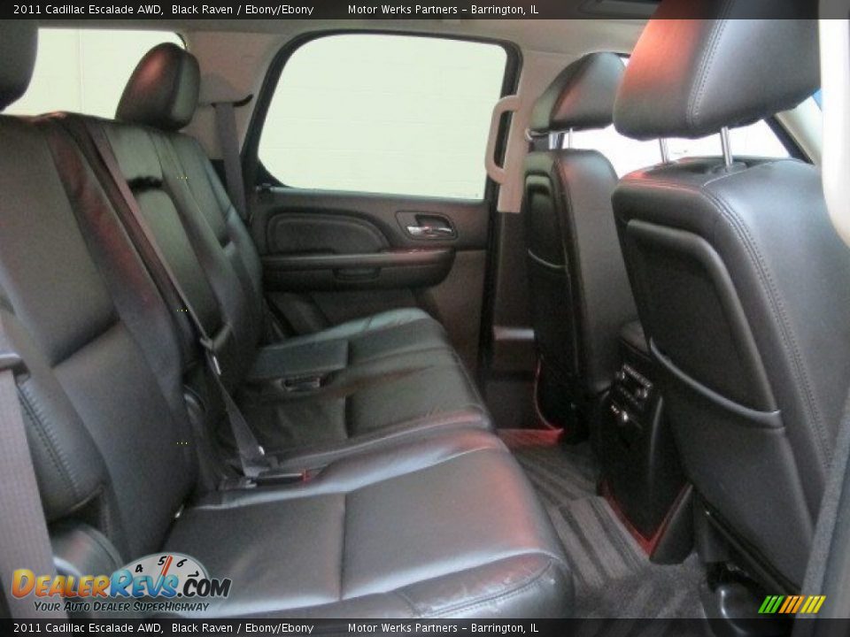2011 Cadillac Escalade AWD Black Raven / Ebony/Ebony Photo #20