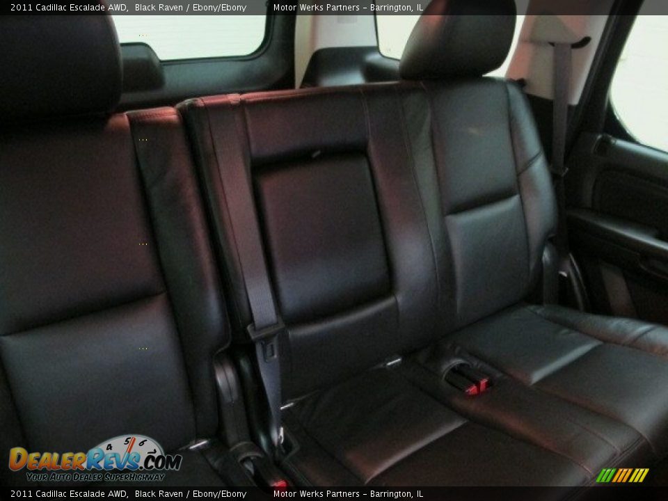 2011 Cadillac Escalade AWD Black Raven / Ebony/Ebony Photo #21