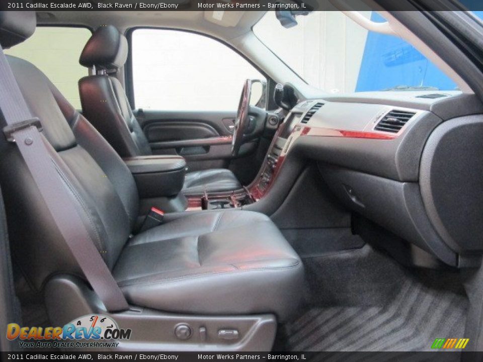 2011 Cadillac Escalade AWD Black Raven / Ebony/Ebony Photo #22