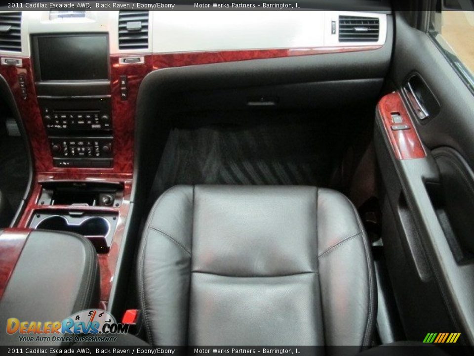 2011 Cadillac Escalade AWD Black Raven / Ebony/Ebony Photo #26
