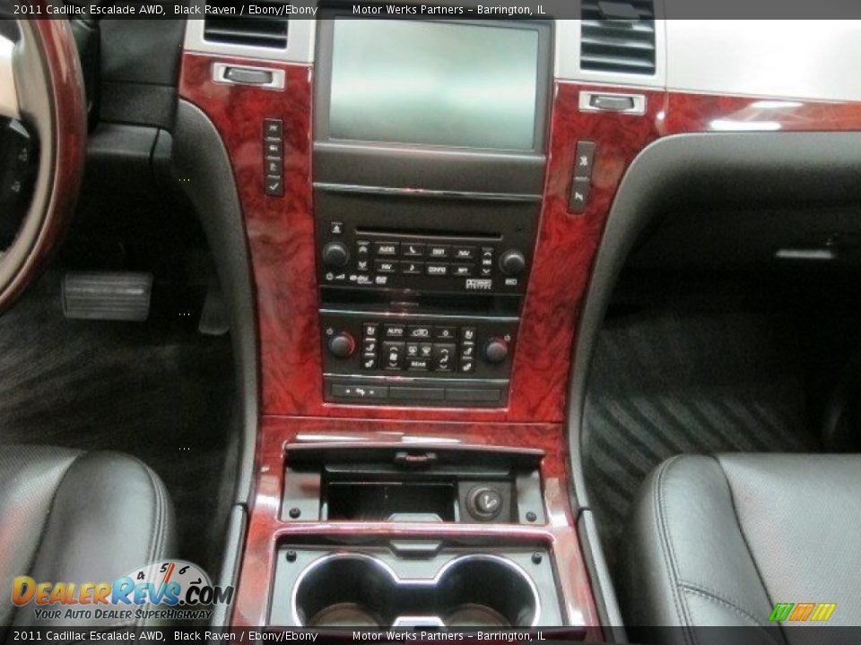 2011 Cadillac Escalade AWD Black Raven / Ebony/Ebony Photo #29