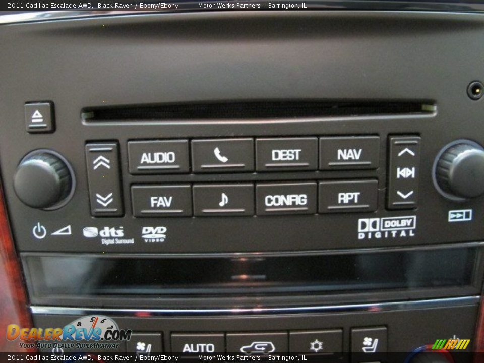 2011 Cadillac Escalade AWD Black Raven / Ebony/Ebony Photo #31
