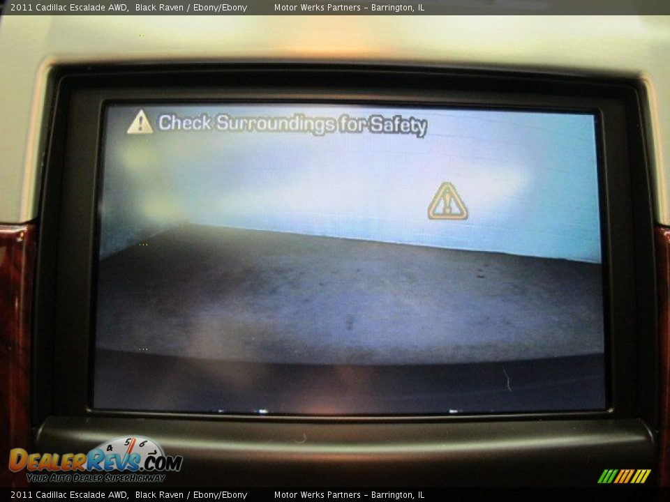 2011 Cadillac Escalade AWD Black Raven / Ebony/Ebony Photo #33