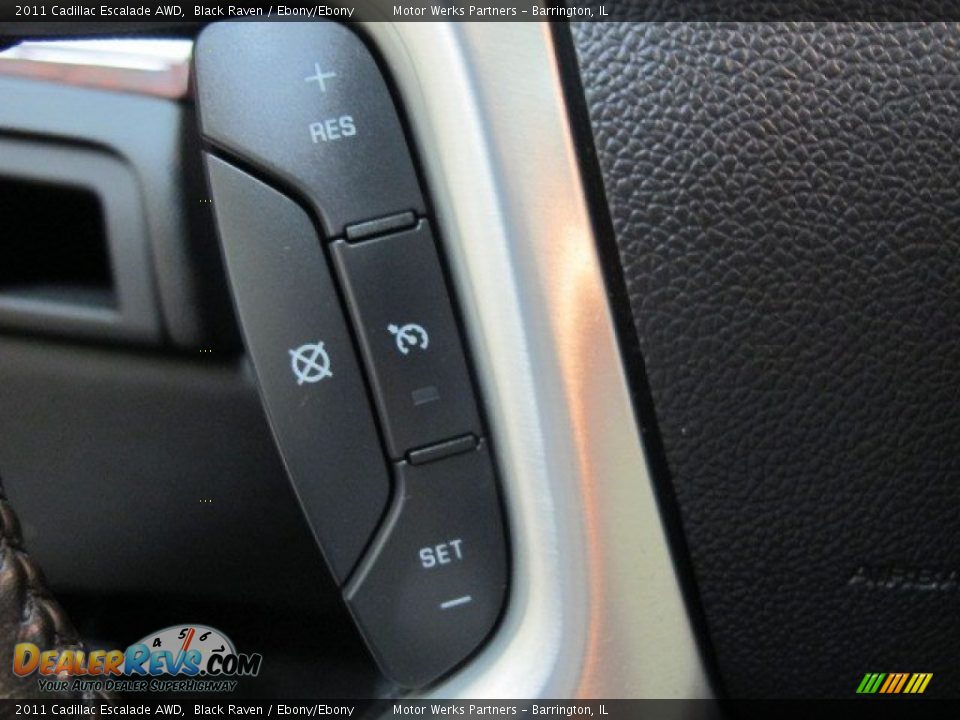 2011 Cadillac Escalade AWD Black Raven / Ebony/Ebony Photo #35